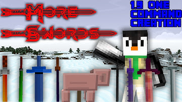 MORE SWORDS! | 1.9 One Command Block Creation: Minecraft