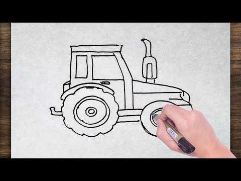 Video: Traktör Nasıl çizilir