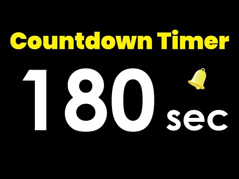 180 second (3 minute) Countdown Timer with Alarm #timerstore #180s #countdown