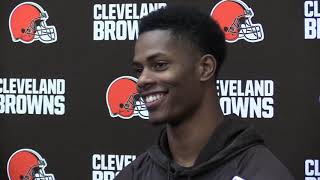 Cleveland Browns rookie CB Greedy Williams tempers Super Bowl predictions
