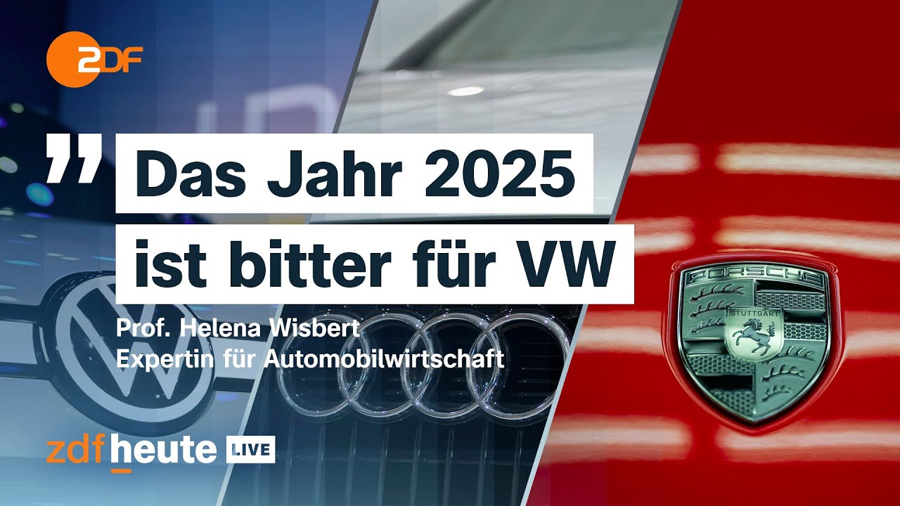 Herausforderungen bei VW-Konzern. Automobilwirtschafts-Expertin erklärt | ZDFheute live