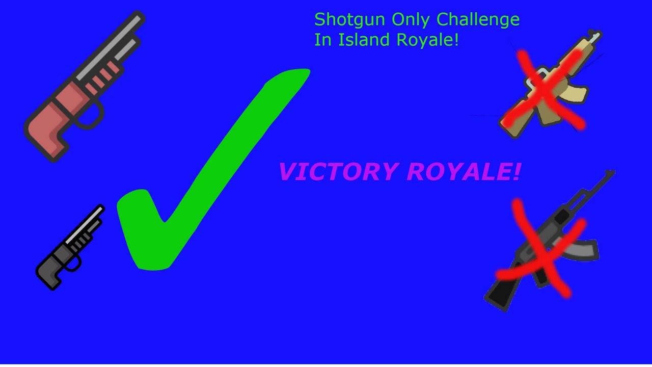 Shotgun Only Challenge in Island Royale