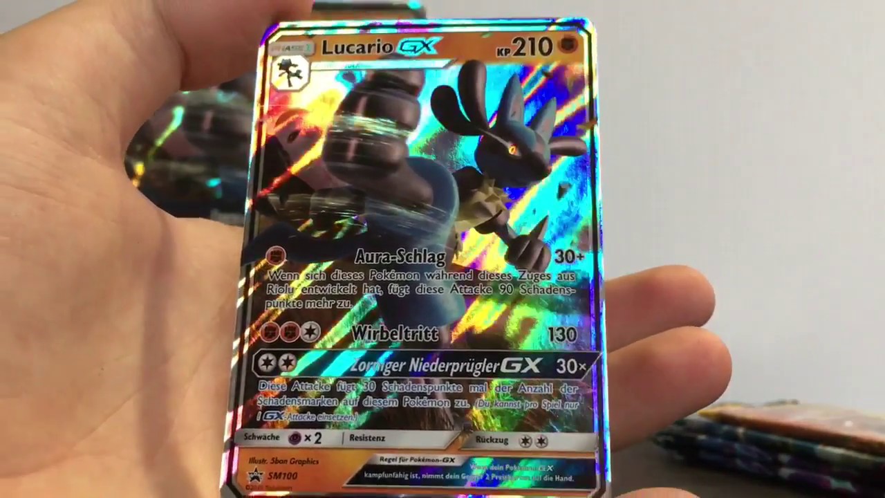 LUCARIO GX Kollektion Box ULTRA PRISMA Booster Packs ...