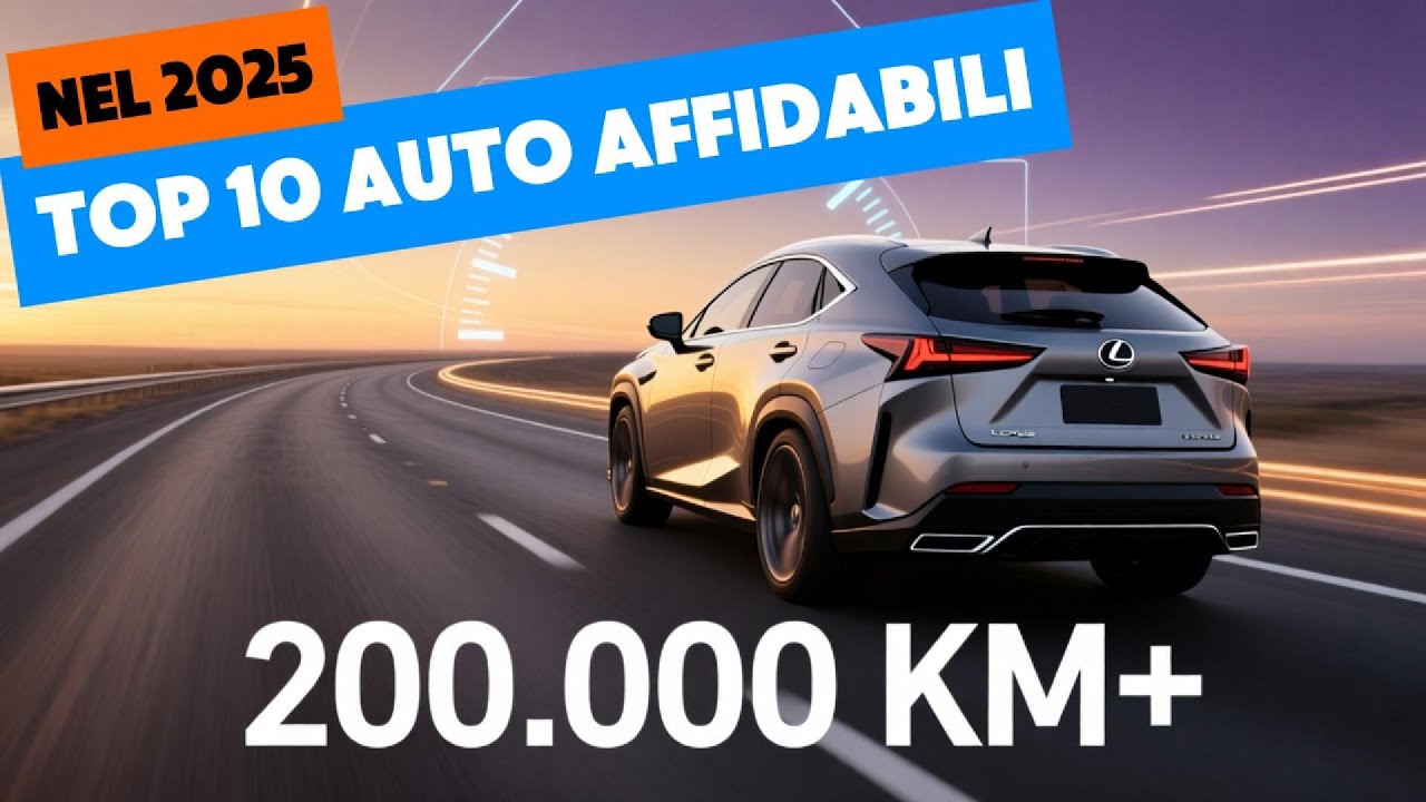 Le 10 Auto Più Affidabili nel 2025? (Oltre 200.000 KM Senza Problemi!)