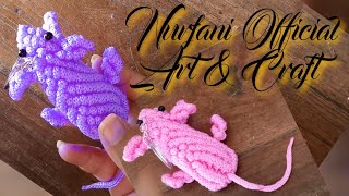 Rat rope key chain 🐀