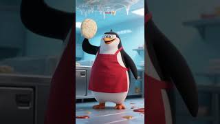 miaw miaw pinguin #penguin #cook #funny #penguinfunny #cartoon #miawmiaw