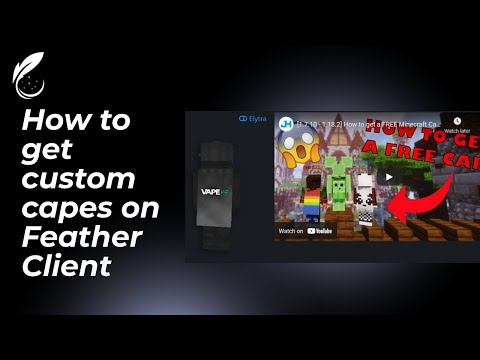 How to get custom capes on Feather client for free