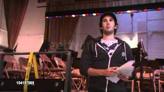 Josh Groban Visits Marie Curie Middle School 09/16/2010