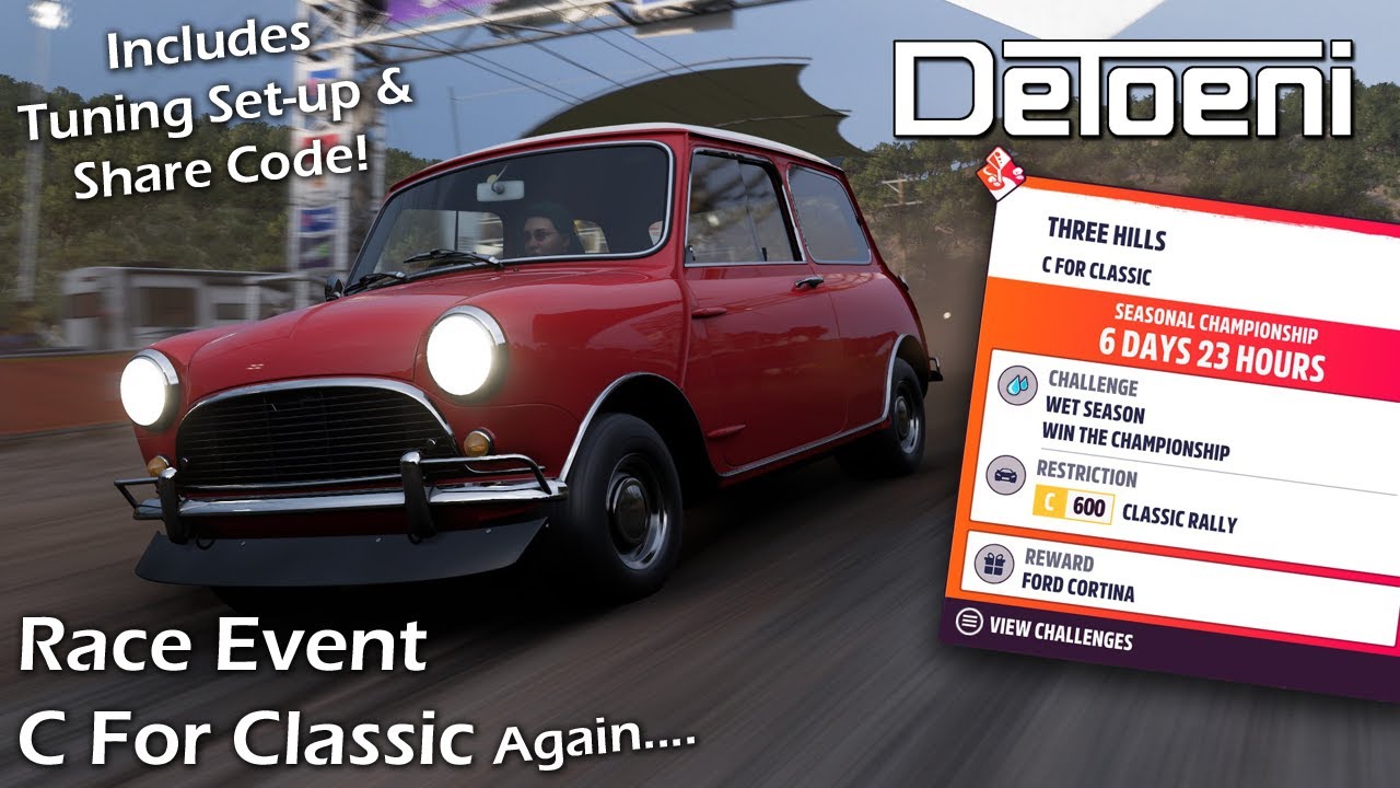 C For Classic Race Event Guide For Classic Rally Cars Forza Horizon 5