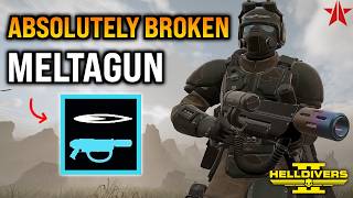 Helldivers 2 - New MELTAGUN Is Absolutely BROKEN! Super Helldive (SOLO full clear)