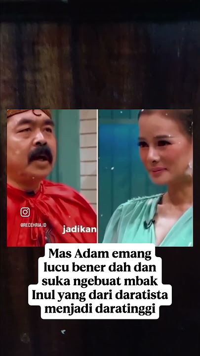 Mas Adam bisa aja nih nyari celah buat ngelawak #artis #adamsuseno #inuldaratista #astridtiar