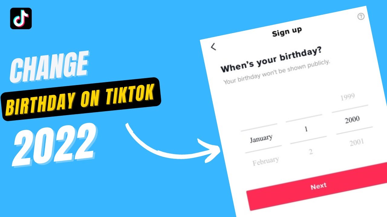 How to Change Your Birthday on TikTok change date of Birth on TikTok
