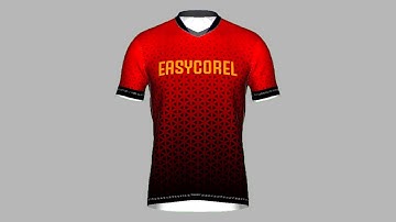 How to Make Soccer, Football, Futsal Jersey Design using Geometric Pattern in CorelDraw