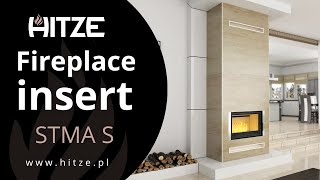 Fireplace Insert - Stma 54X39.S - Hitze Modern Heating And Eco-Friendly Design
