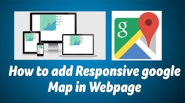 Responsive google Map in Webpage
