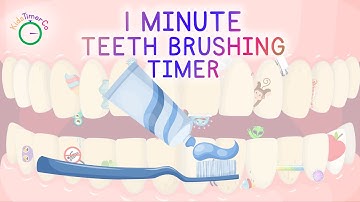 1 Minute Teeth Brushing Timer - Kids Visual Timer