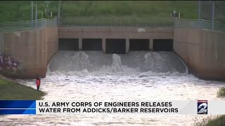 U.S Army Corps of Engineers released water from Addicks/Barker reservoirs
