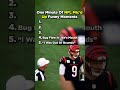 One Minute Of NFL Mic’d Up Funny Moments #nfl #football #patrickmahomes #tombrady #joshallen #chiefs