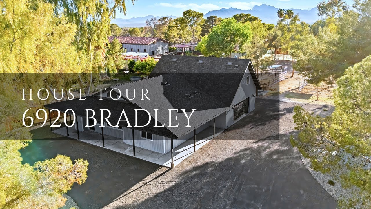 Equestrian-Ready Farmhouse Oasis in Las Vegas | Horse Property Tour