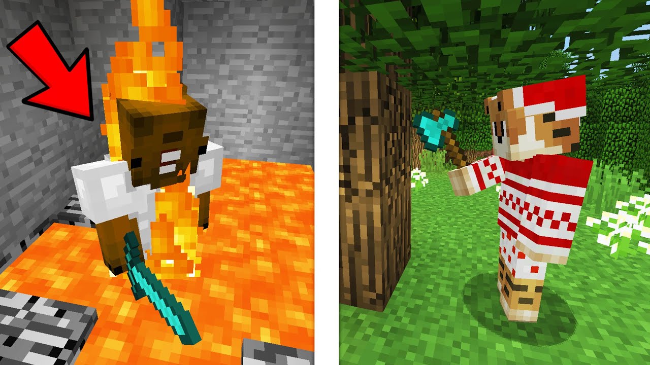 Minecraft but we SWITCH positions every 37 seconds...