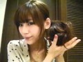 西内まりや「動画でヘアアレンジ( ´ ▽ ` )」