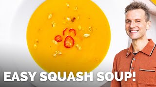Curry Butternut Squash Soup | A perfect soup for a cool fall day!
