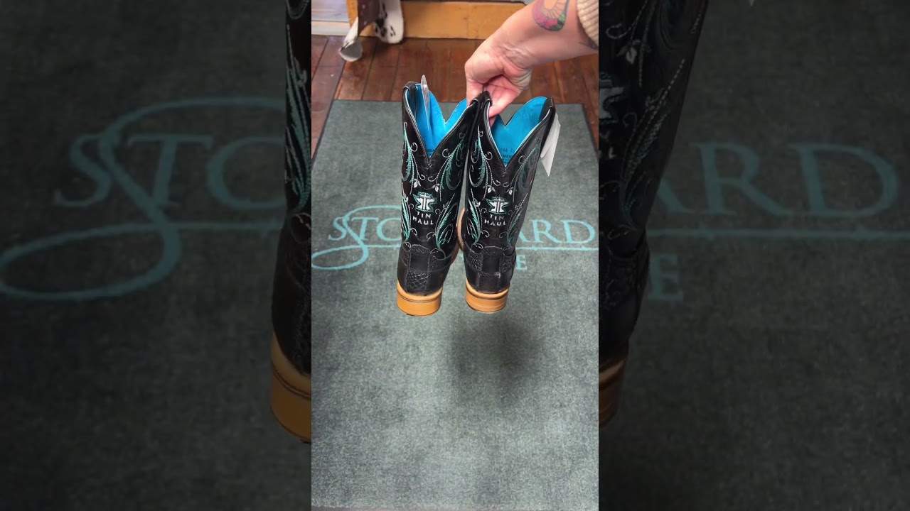 Tin Haul Women's Checkered Good & Bad Sole Boots