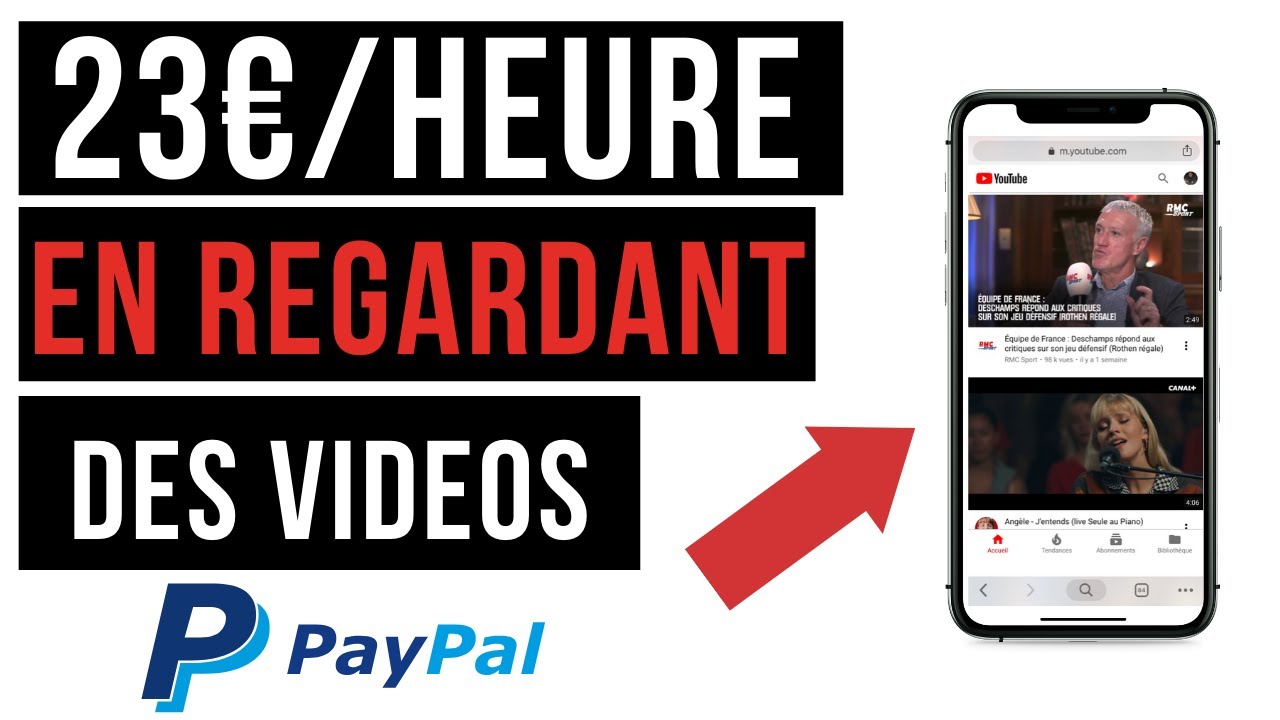 gagner 23 heure en regardant des videos paiement paypal youtube gagner de l argent comment gagner de largent comment gagner au pmu