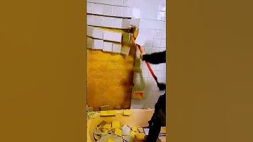 The process of removing tiles = good tools can increase efficiency