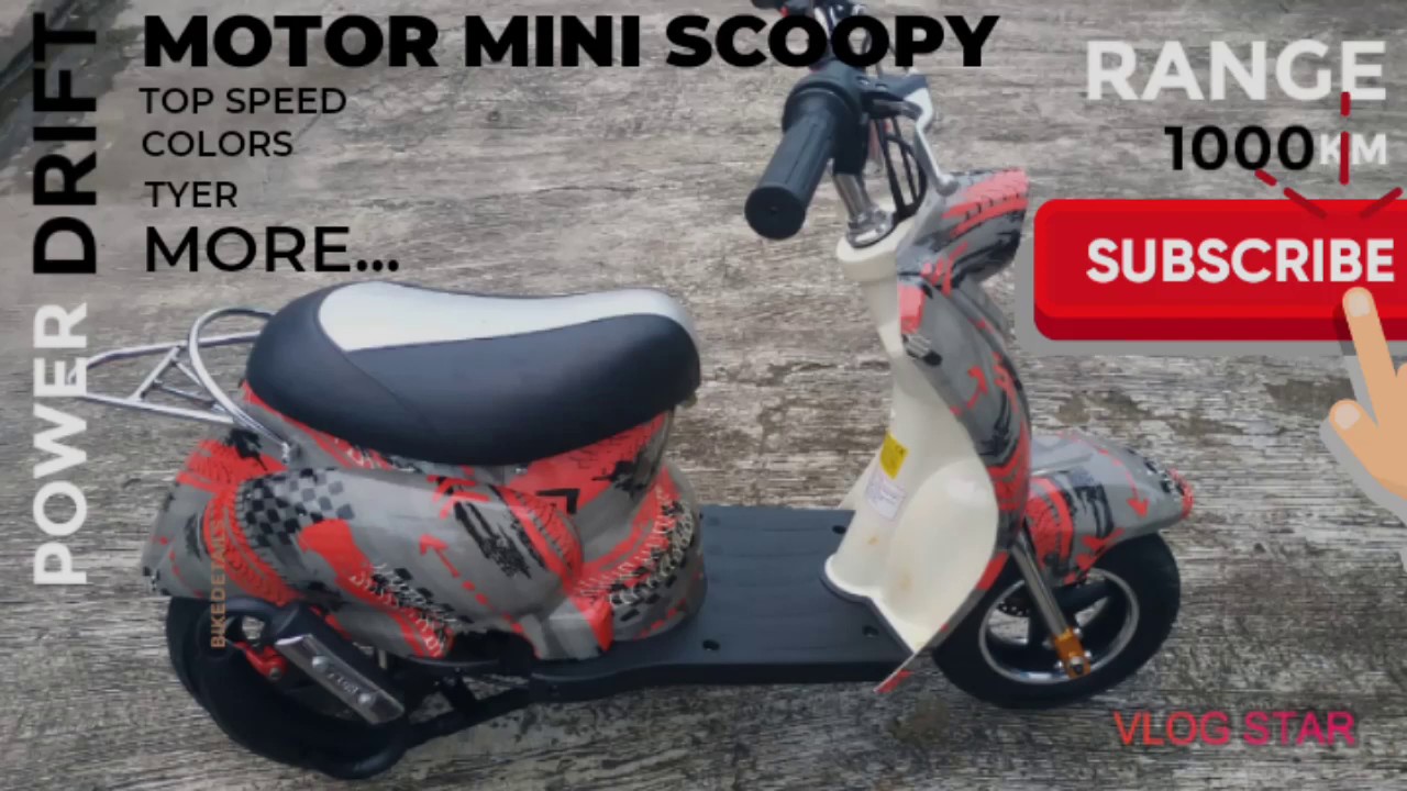 Motor Mini Scoopy Aki. 