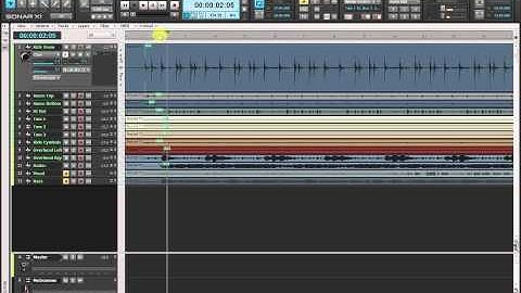 Sonar X1 - Creating a tempo map from live audio
