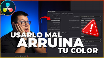 Domina el Color Management en DaVinci Resolve fácil