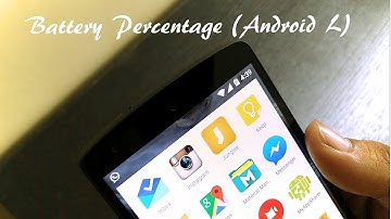 How to Enable Battery Percentage on Android!