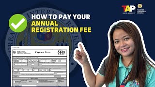 BIR Annual Registration Fee | Step-by-step procedure [BIR FORM 0605]