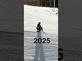 One year in between - and a new sitski that fits better - this is what my progress looks like!