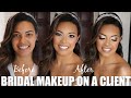 BEAUTIFUL SOFT BRIDAL MAKEUP ON A CLIENT! FT. JACLYN HILL PALETTE