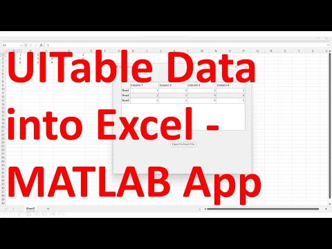 How to export UITable data into an excel file in MATLAB App Designer R2023a?