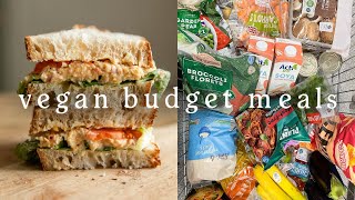 £12 VEGAN WEEKLY BUDGET MEALS FROM ALDI 💰