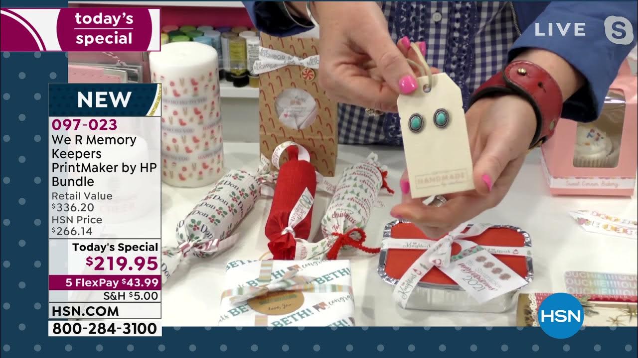 We R Memory Keepers Printmaker by HP Handheld Printer Bu... YouTube