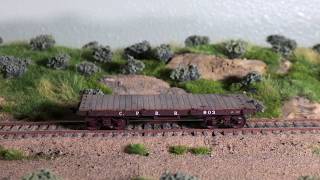 Model Railroad Review Central Pacific 30-Foot Flatcar in HO Scale by Crown Point Model Engineering