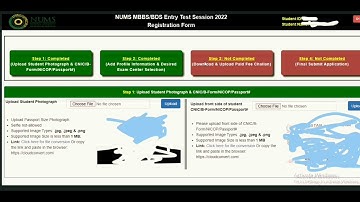 Complete NUMS registration process step by step| #mdcat#nmdcat#NUMS#addmissions