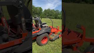 Kubota commercial 54” zero turn mower #kubota #zeroturn #landscape #mowing