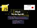 Recap Javascript Todolist Project #1