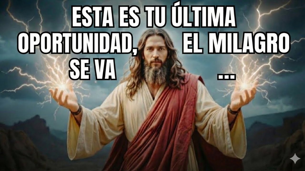 👉Dios Dice: Esta es tu ÚLTIMA OPORTUNIDAD, si no miras en 3 minutos, el milagro se va. ¡CÓBRELO!