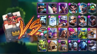 ARENA TOWER VS ALL CARDS IN CLASH ROYALE