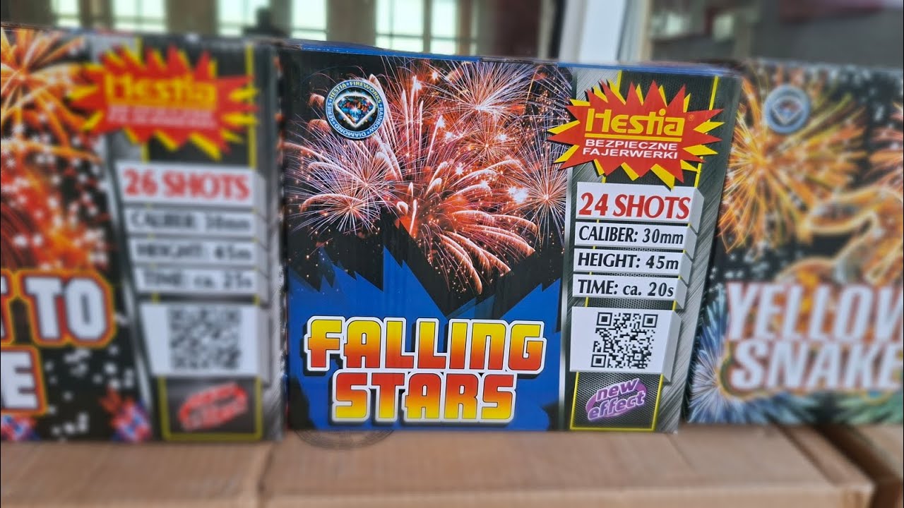 Hestia Falling Stars - HE9341 / 24 Schuss Batterie [4K]