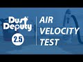 Dust Deputy 2.5 Air Velocity Test | Oneida Air Systems, Inc.