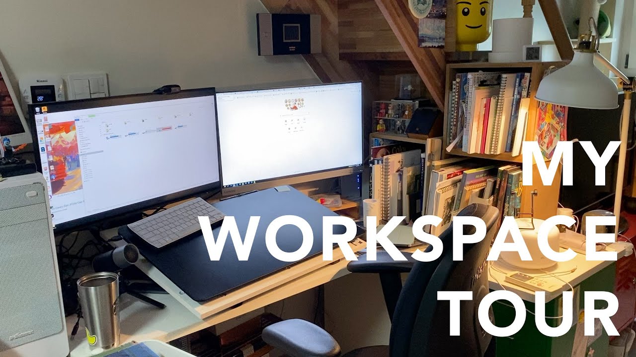 MY WORKSPACE TOUR 2020 - YouTube