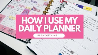 Using My Daily Planner Throughout My Day #dailyplanwithme