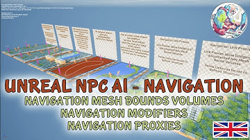 Unreal NPC AI 101 - NPC Navigation using Nav Mesh Bounds, Nav Modifiers, Nav Areas and Nav Proxies